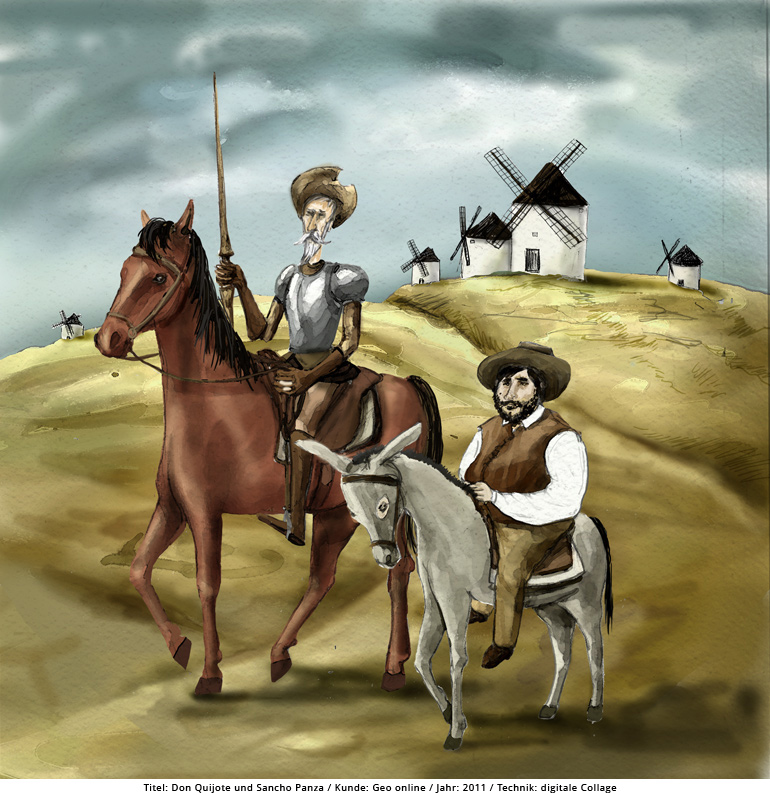 Rita Kohel Don Quijote Und Sancho Panza